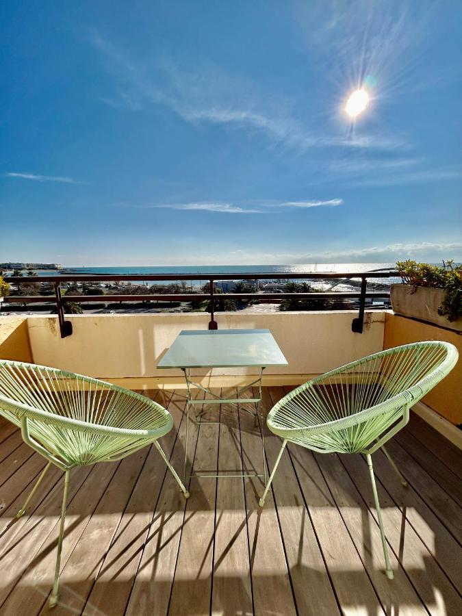 Superbe T2 Avec Terrasse Et Vue Su Mer Quartier Des Quilles A Sete Exterior photo